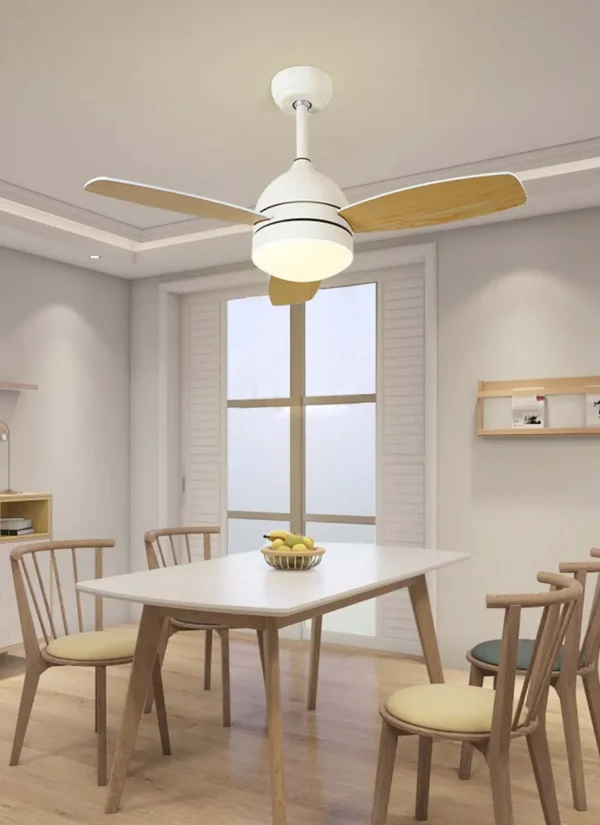 Ventilador de techo con lampara led - Imagen 8