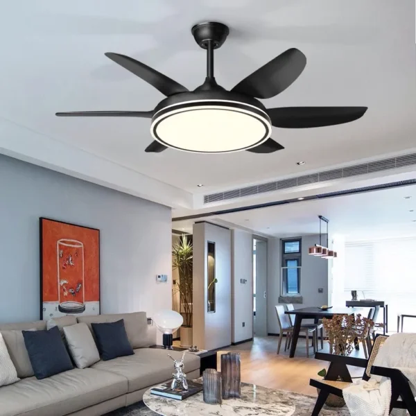Ventilador de techo con lámpara led - Imagen 4