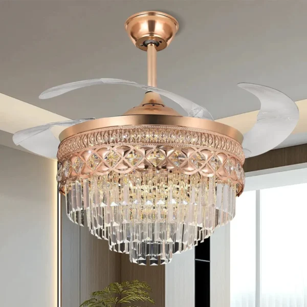 Ventilador de techo con lampara led - Imagen 2